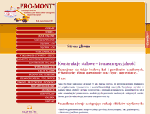 Tablet Screenshot of pro-mont.pl